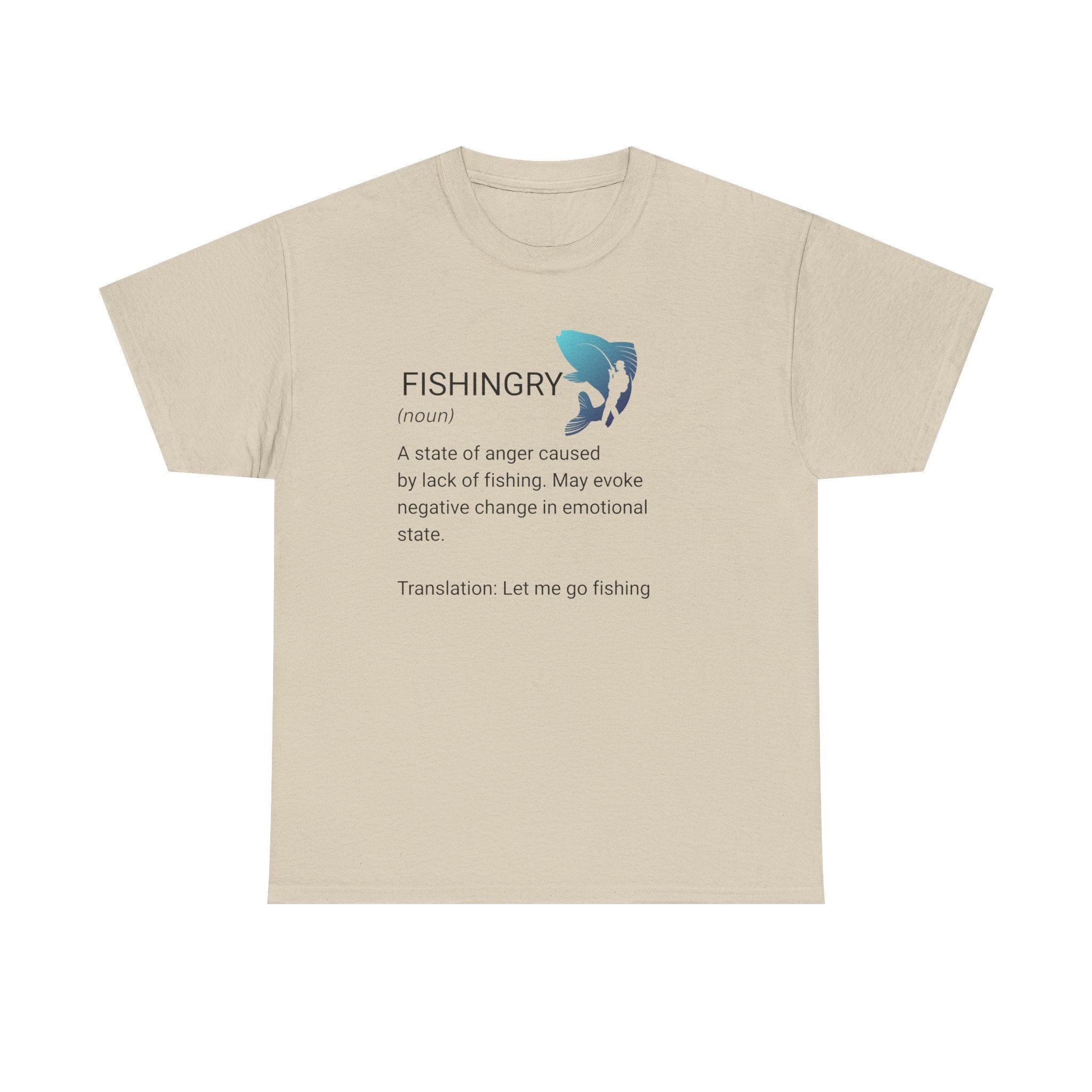 Fishingry T-Shirt – Let Me Go Fishing Graphic Print Tee