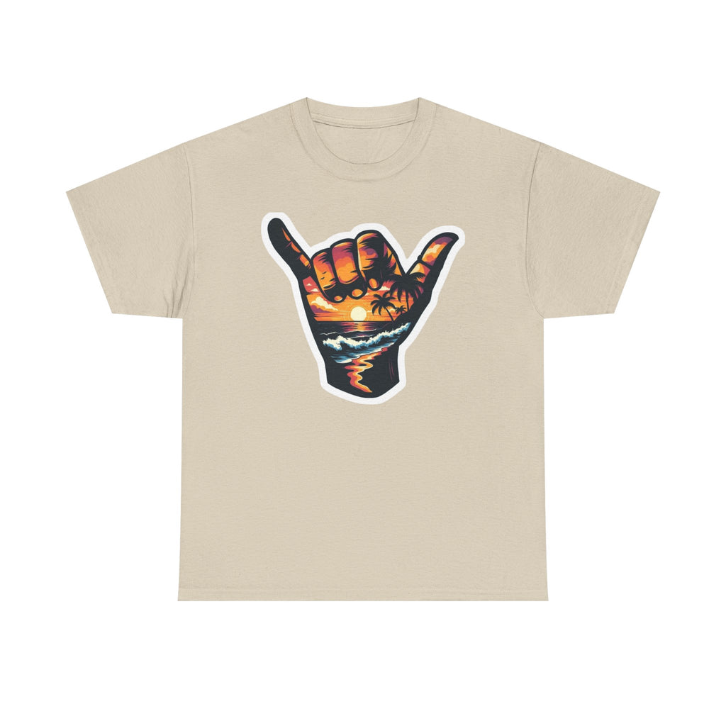 Shaka Sunset Shirt | Hang Loose Beach Vibes Graphic Tee