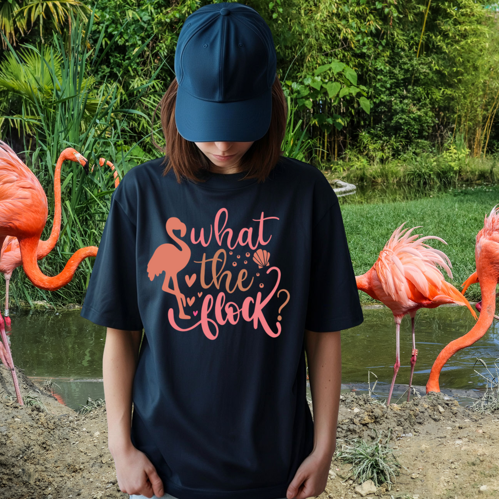 What The Flock Flamingo Graphic Tee