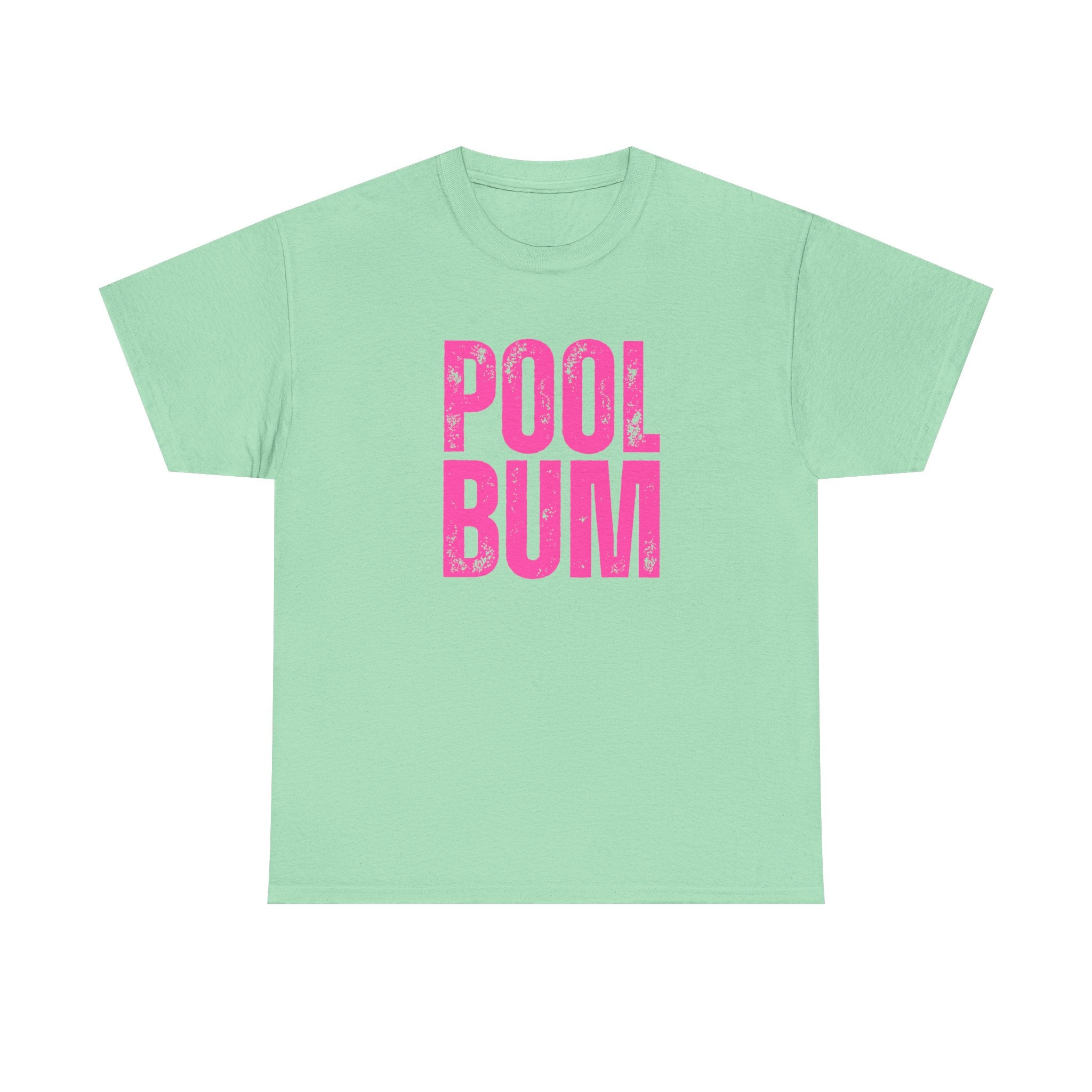 Pool Bum Retro Summer Chill Graphic Print Tee