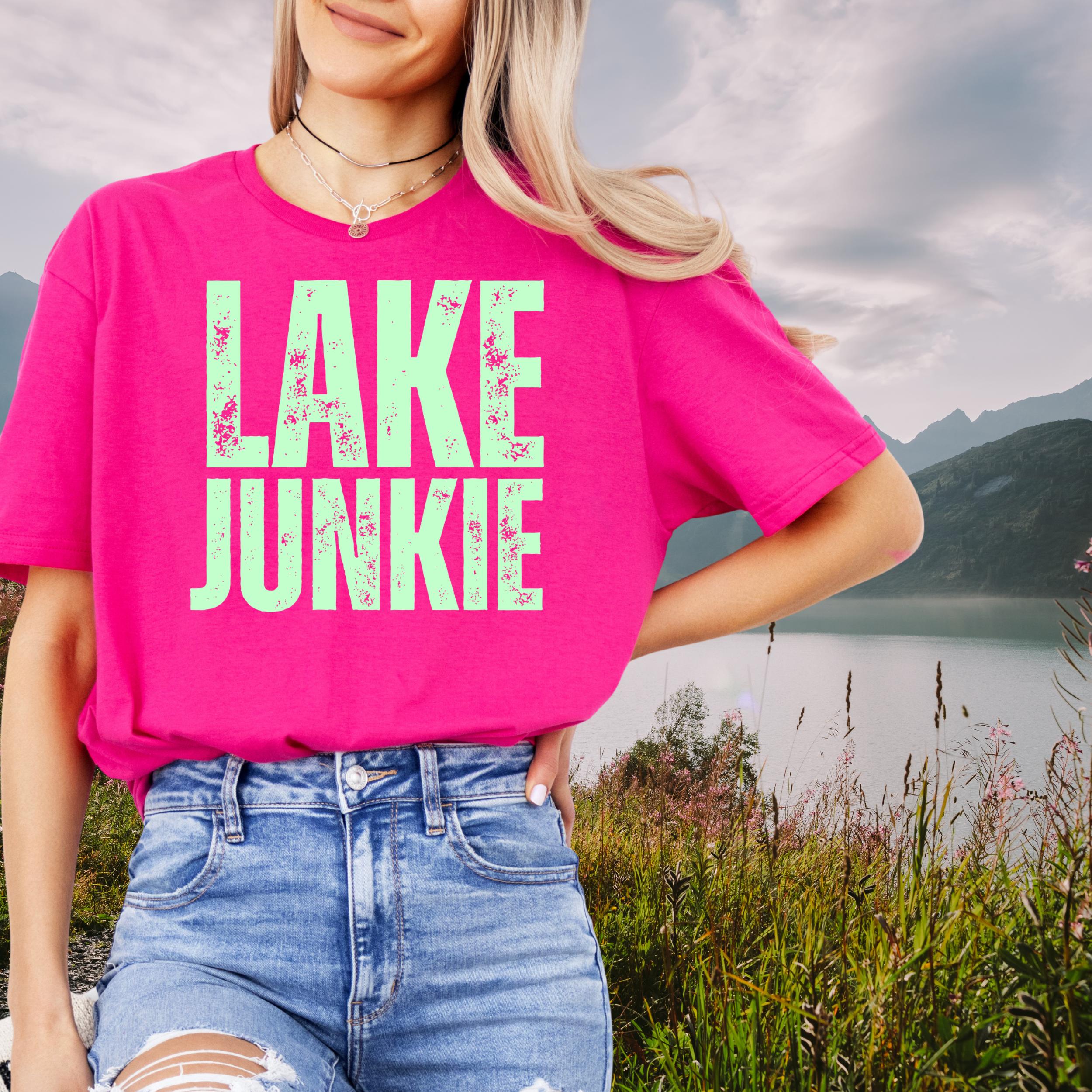 Lake Junkie Shirt | Retro Summer Lake Life Tee
