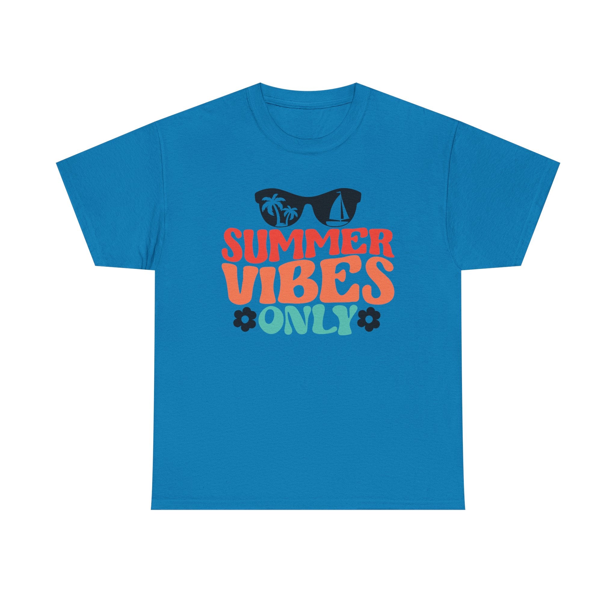 Summer Vibes Only Shirt | Fun Retro Beach Graphic Tee