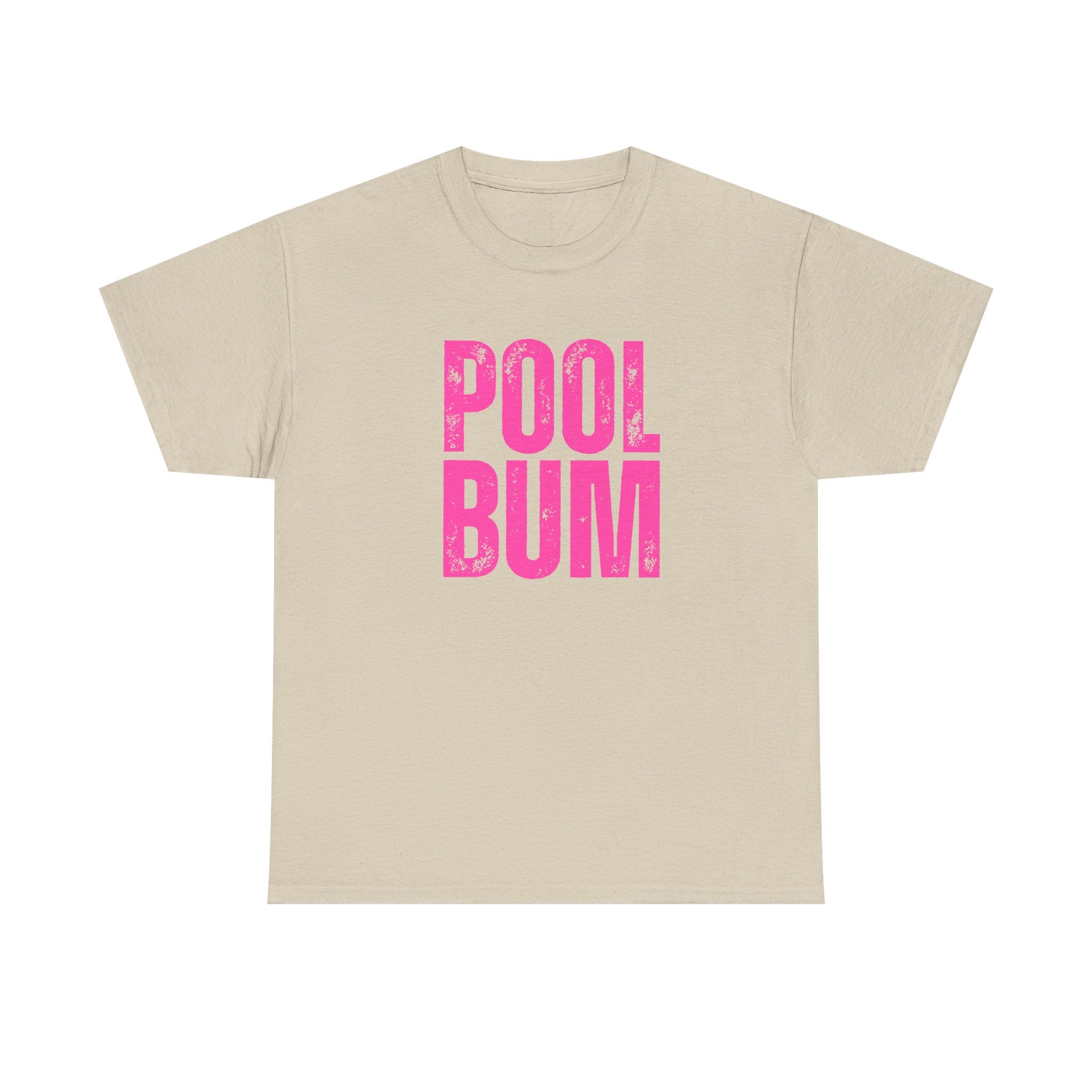 Pool Bum Retro Summer Chill Graphic Print Tee