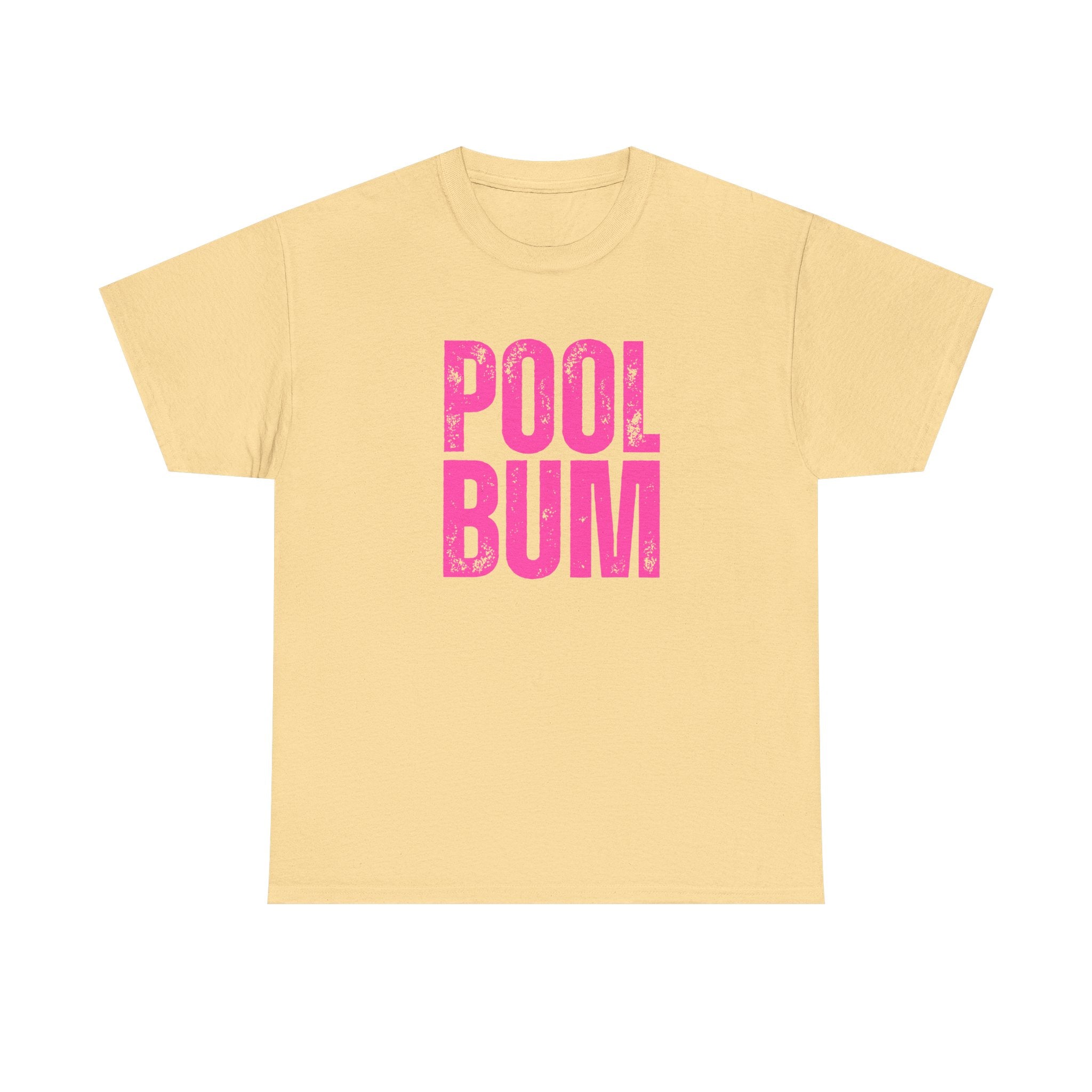 Pool Bum Retro Summer Chill Graphic Print Tee
