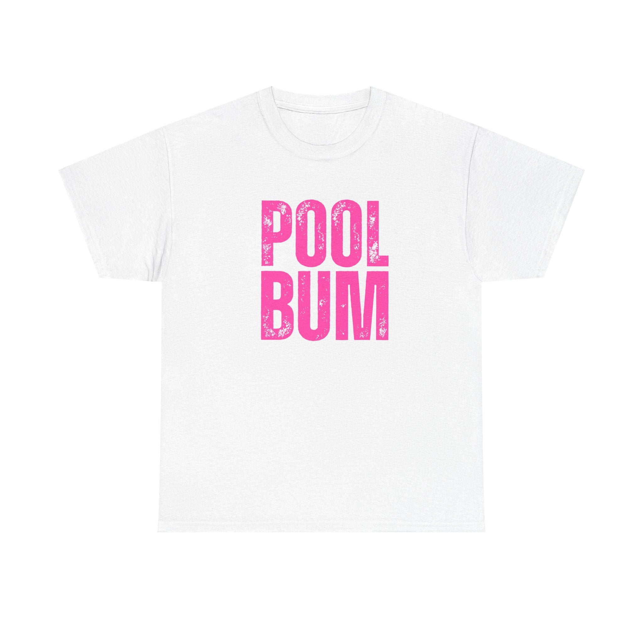 Pool Bum Retro Summer Chill Graphic Print Tee
