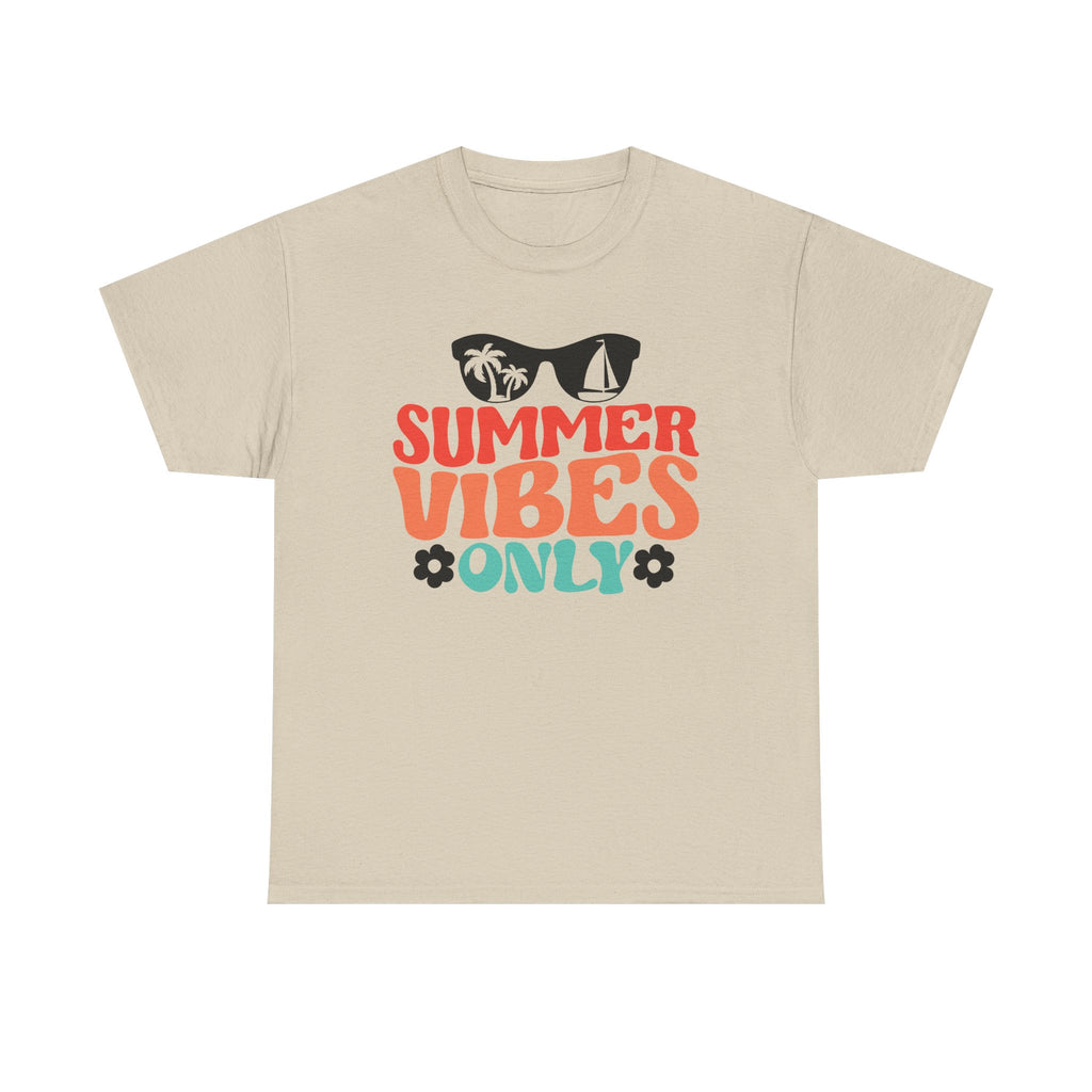 Summer Vibes Only Shirt | Fun Retro Beach Graphic Tee