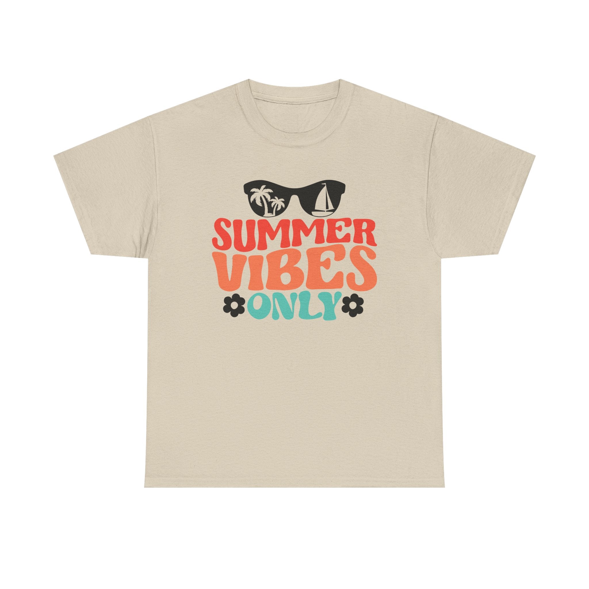 Summer Vibes Only Shirt | Fun Retro Beach Graphic Tee