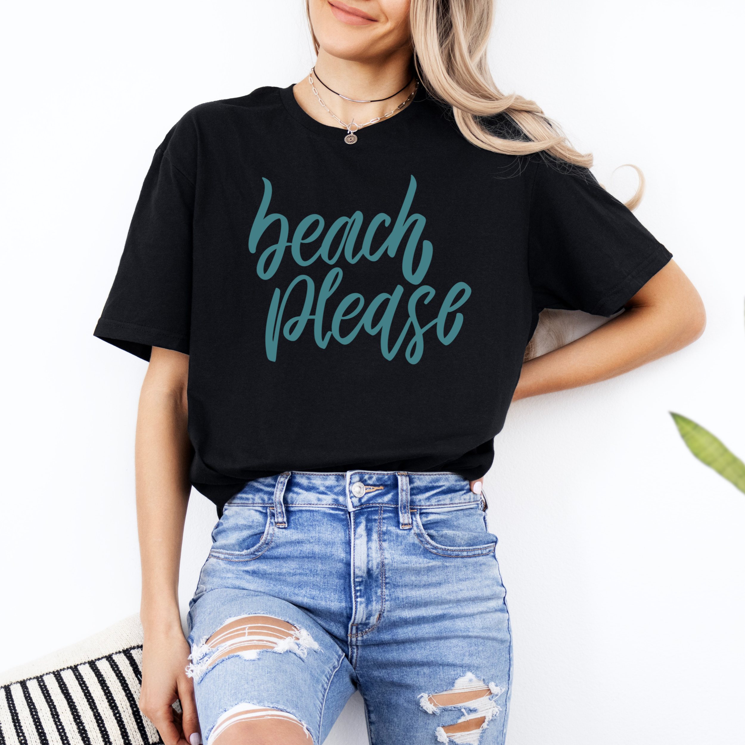 Beach Please Summer Graphic Tee