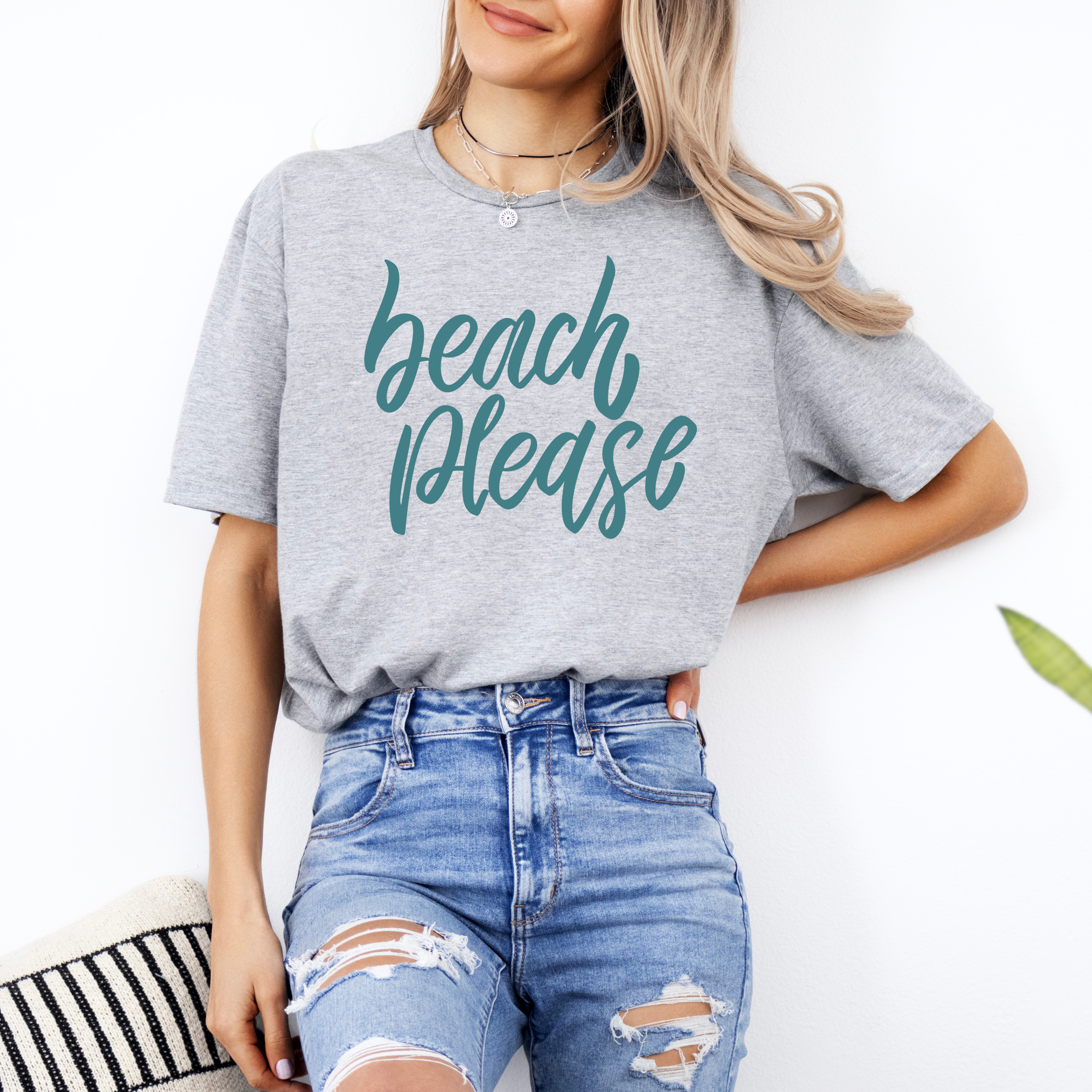 Beach Please Summer Graphic Tee