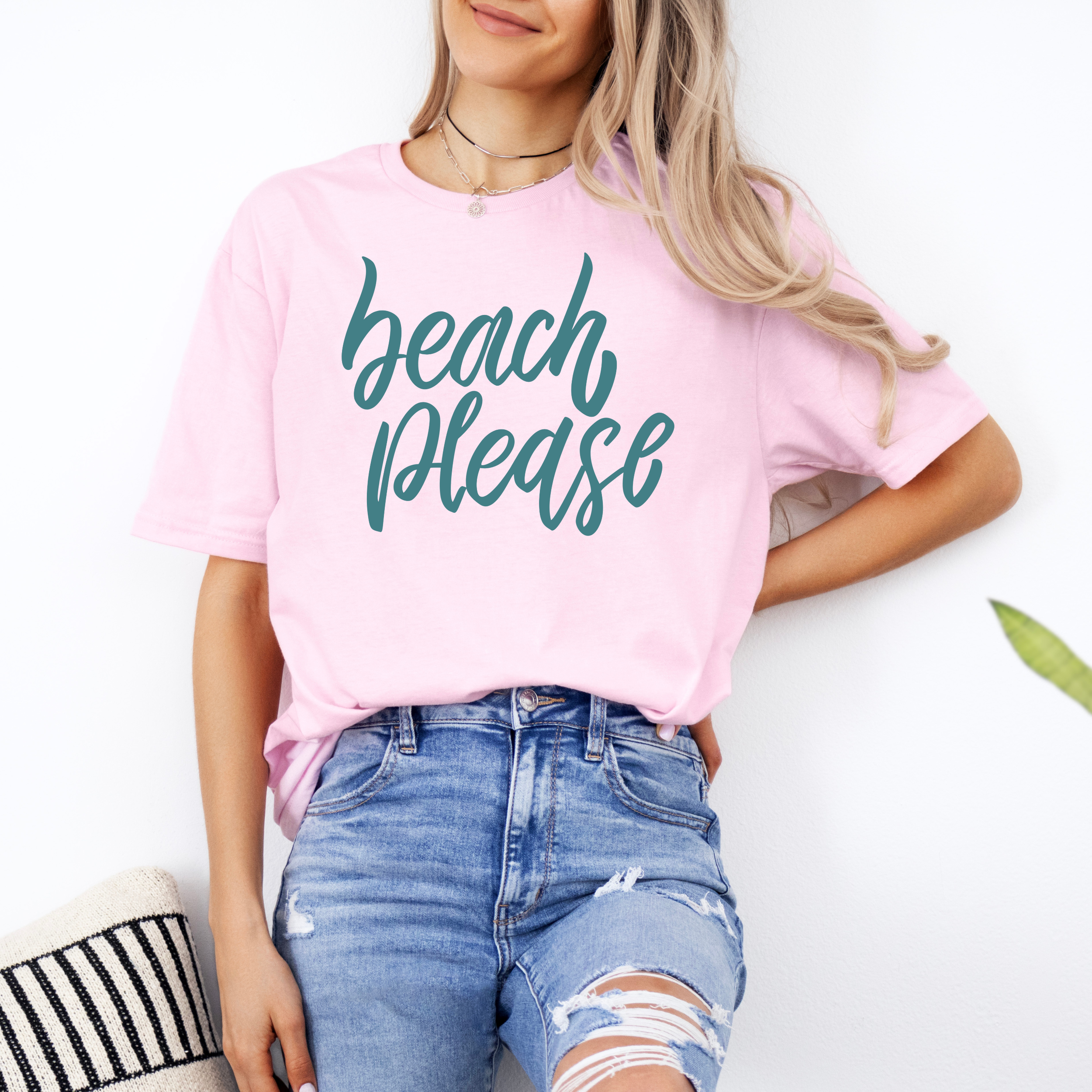 Beach Please Summer Graphic Tee