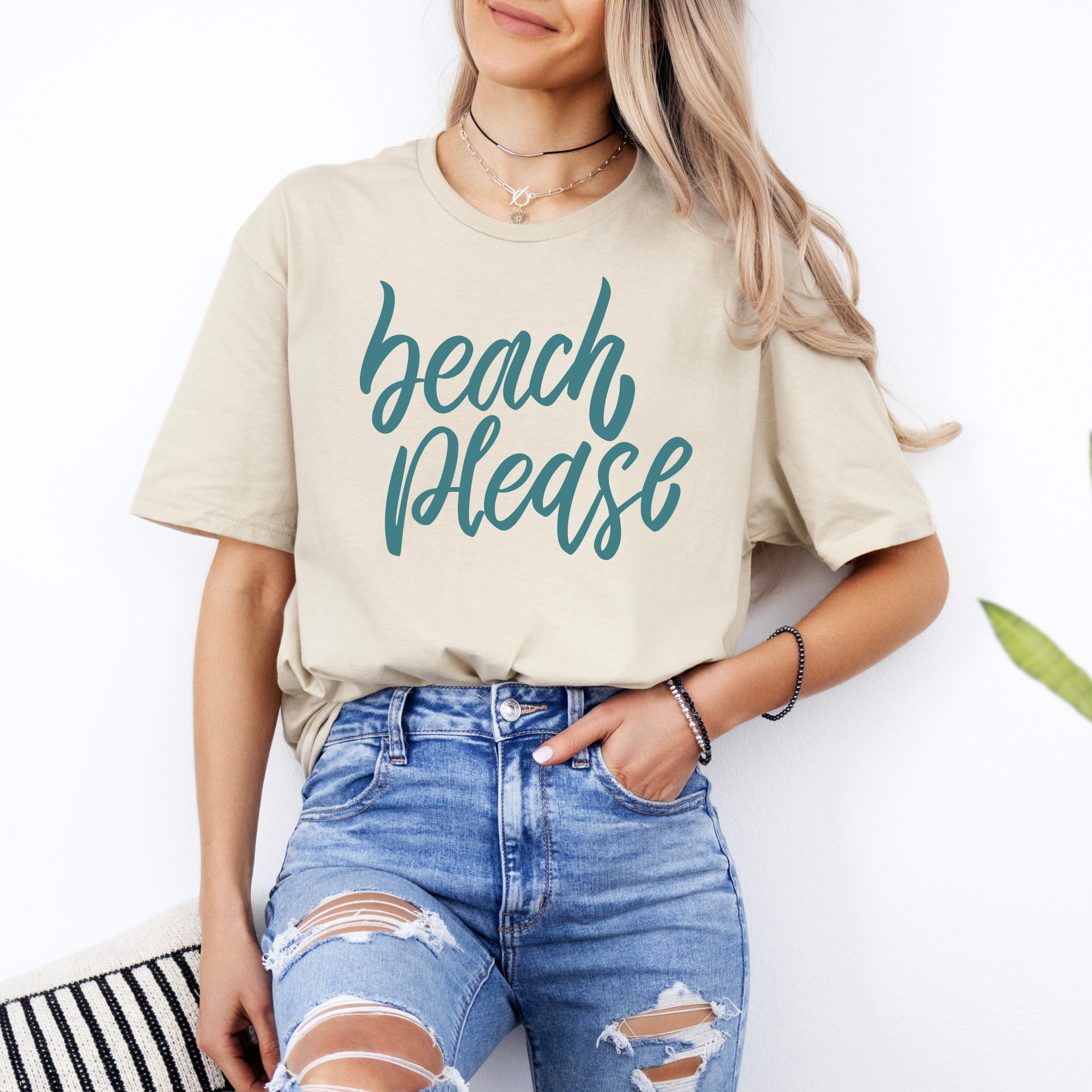 Beach Please Summer Graphic Tee
