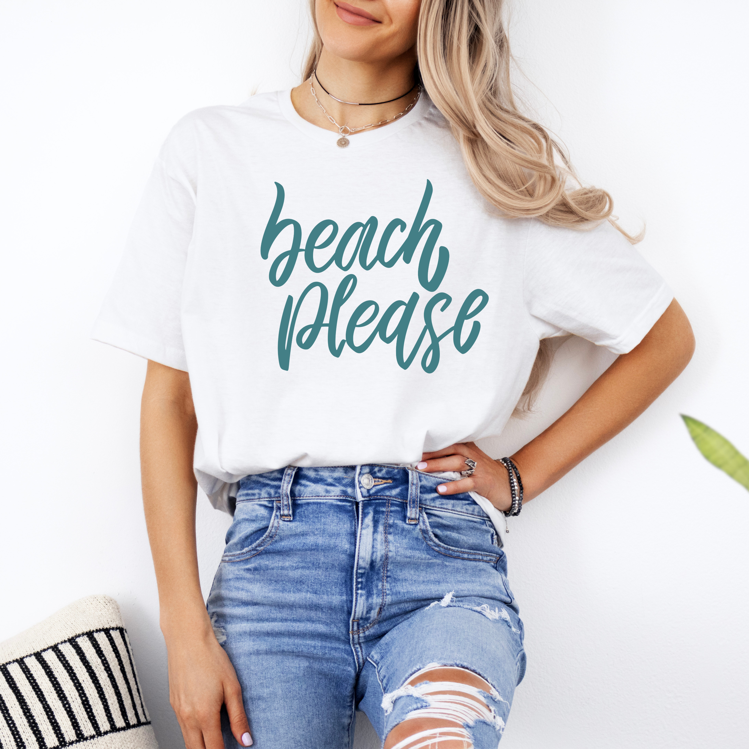 Beach Please Summer Graphic Tee