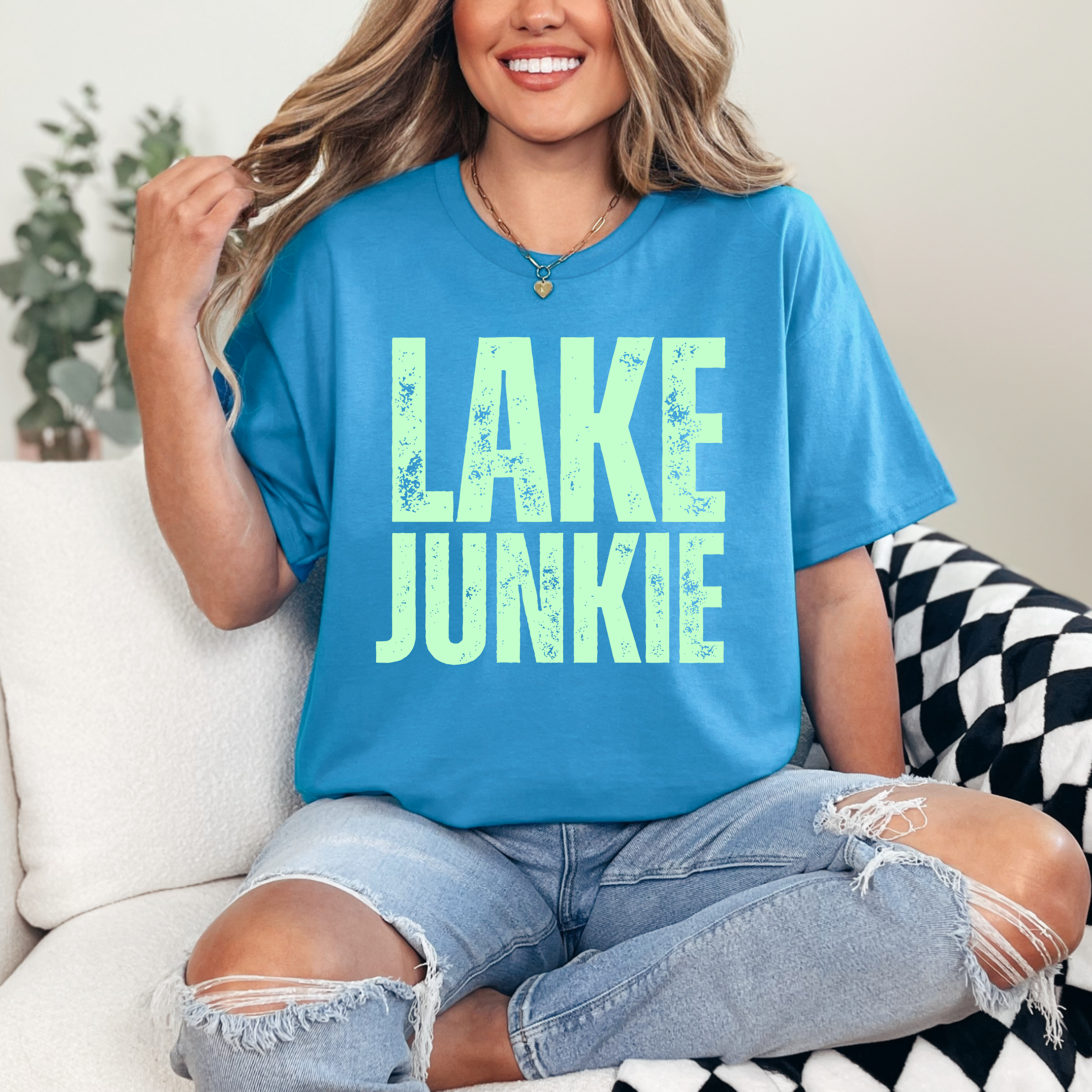 Lake Junkie Shirt | Retro Summer Lake Life Tee