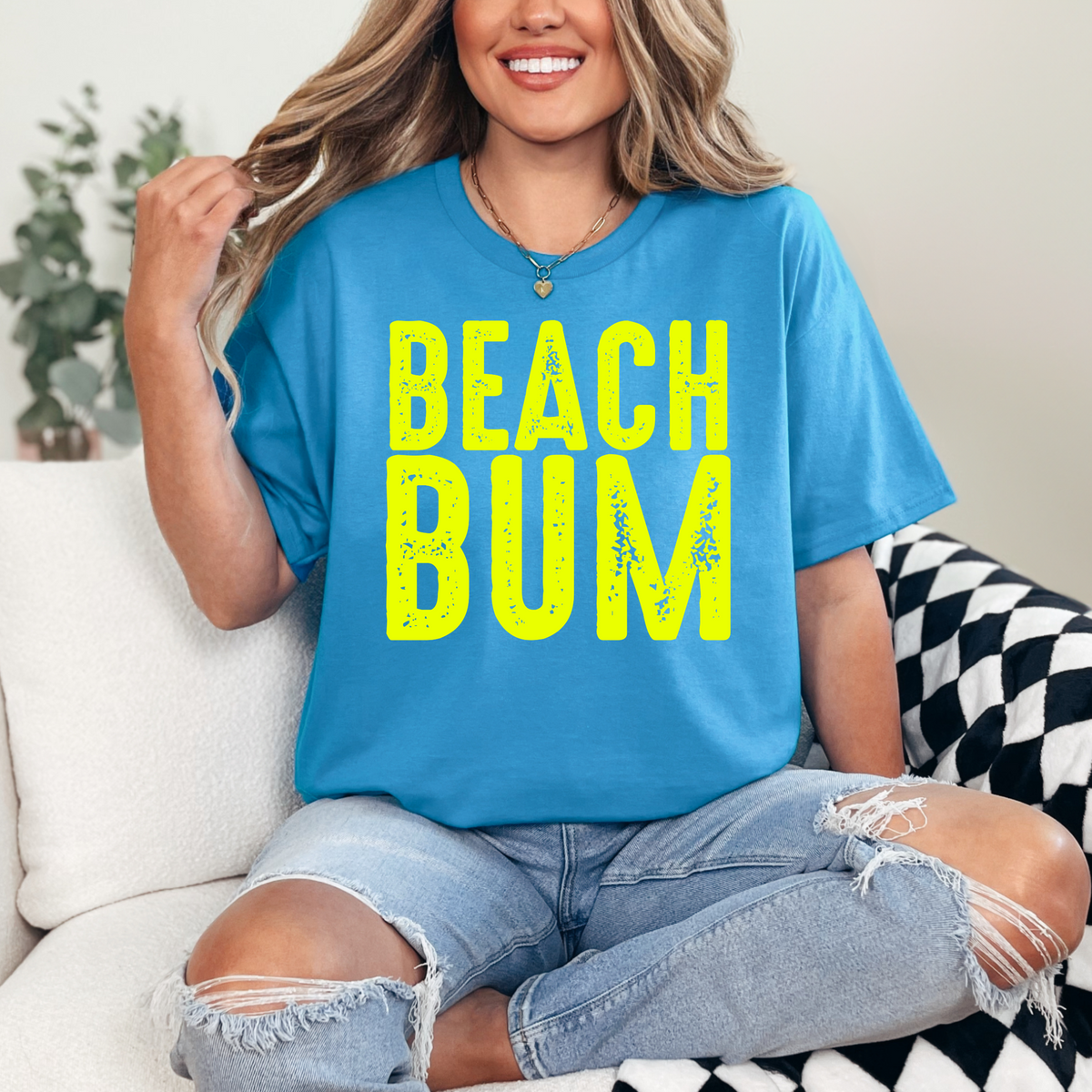 Beach Bum Graphic Summer Tee