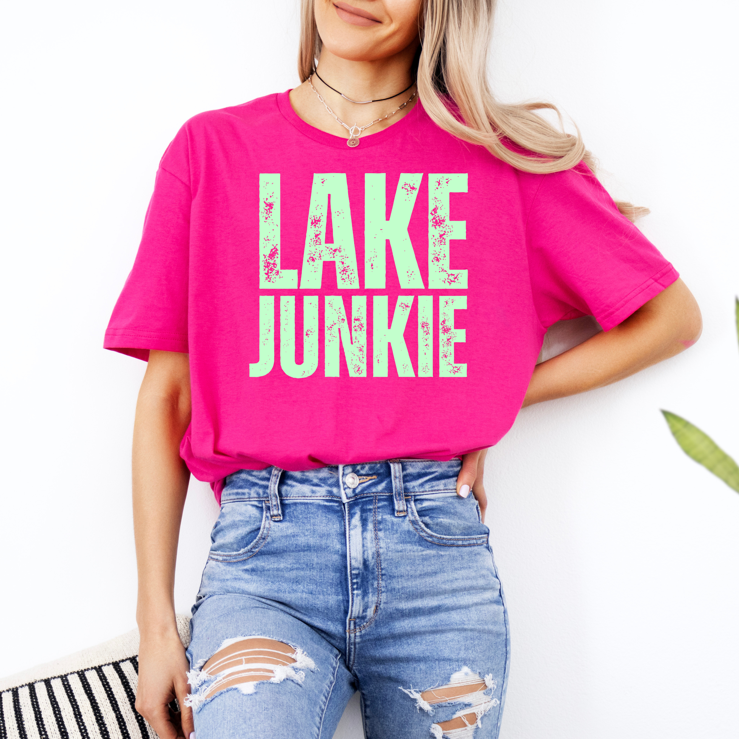Lake Junkie Shirt | Retro Summer Lake Life Tee
