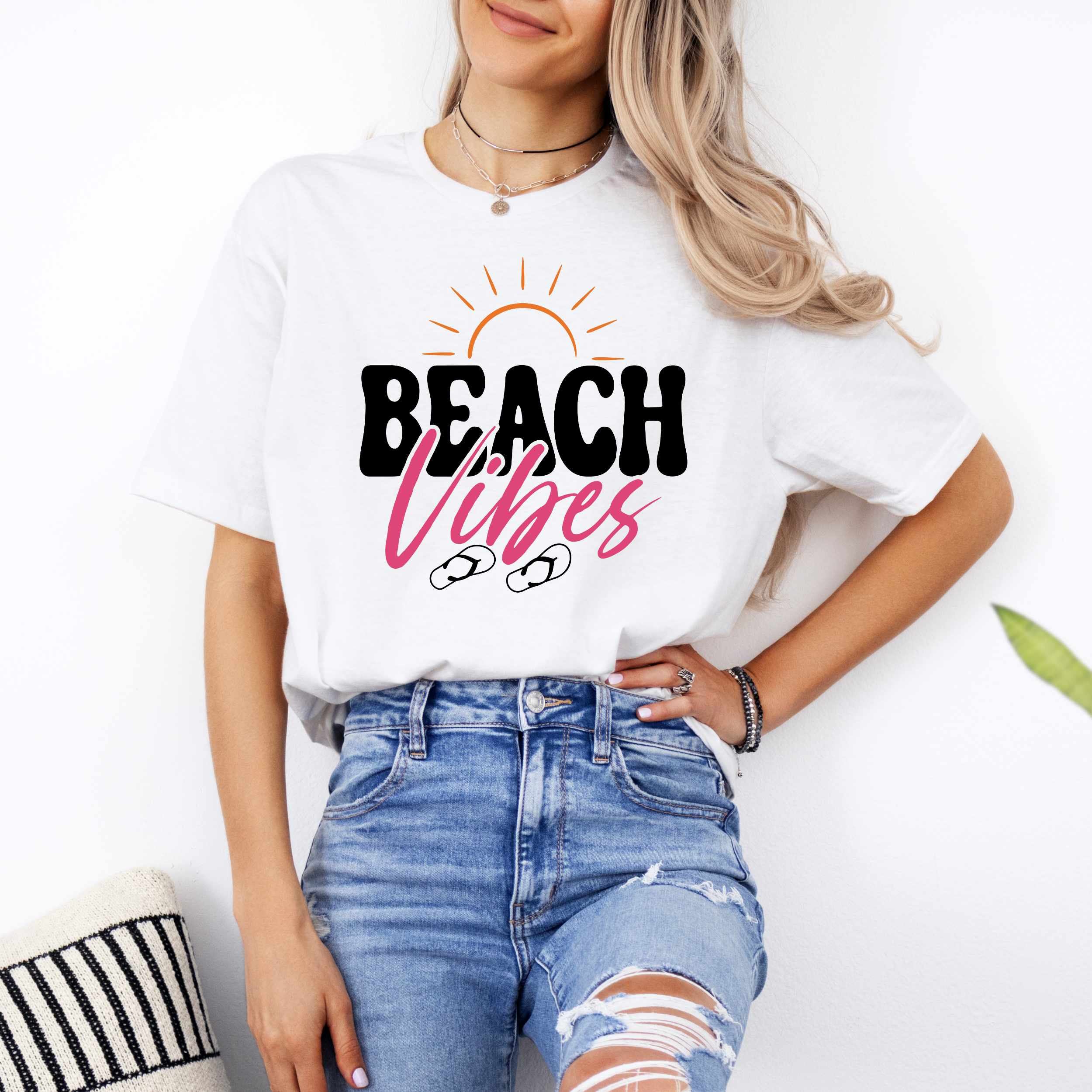 Beach Vibes Summer Graphic Tee