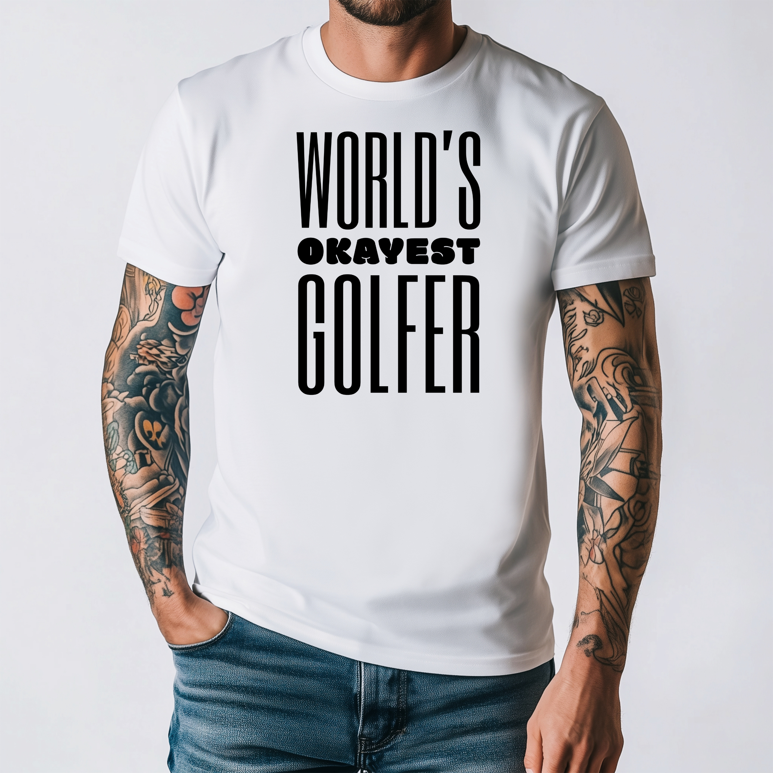 World’s Okayest Golfer Tee
