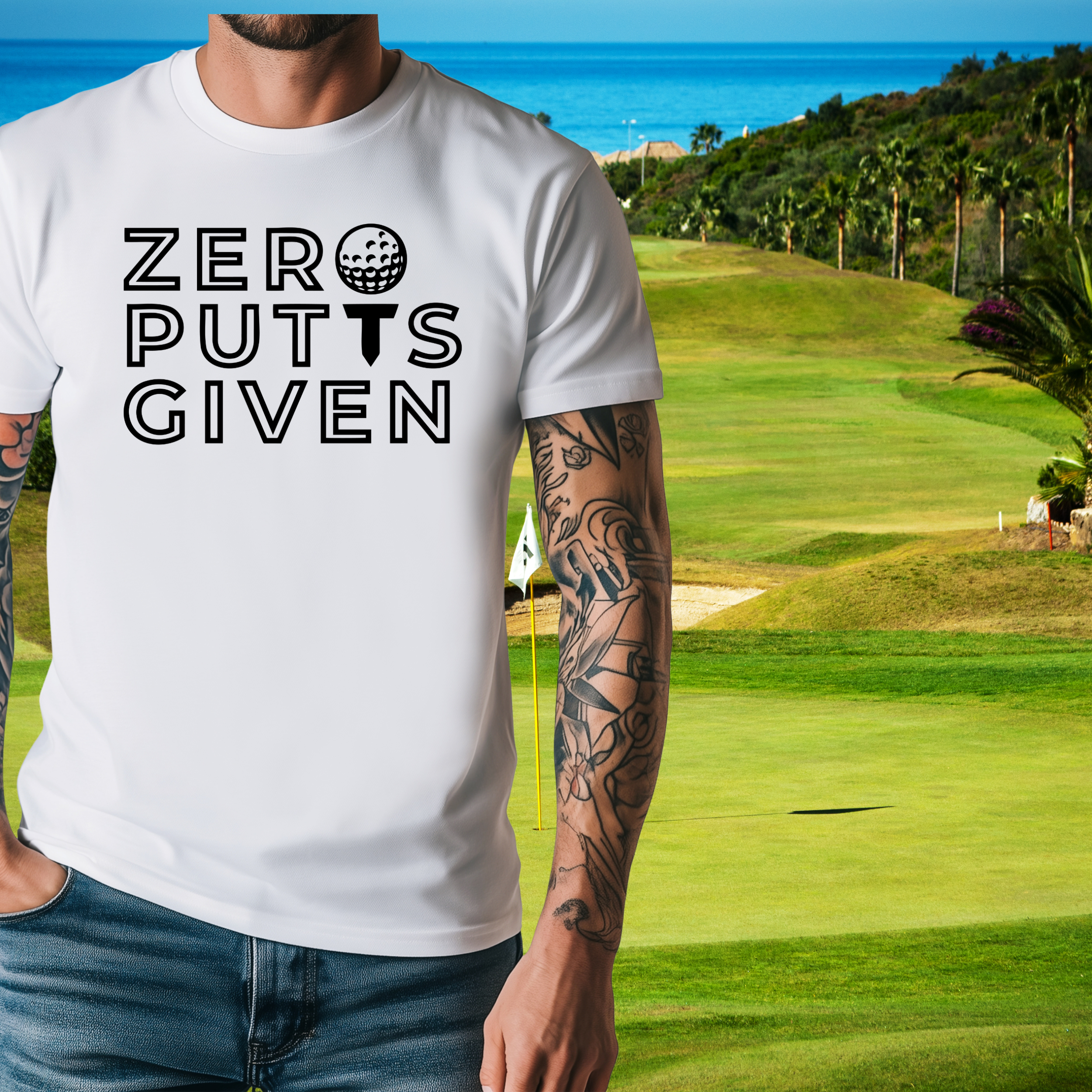 Zero Putts Given Golf T-Shirt